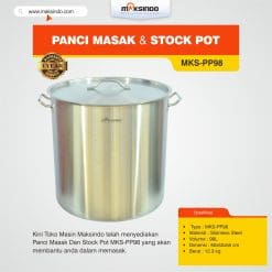 Panci Masak Dan Stock Pot MKS-PP98