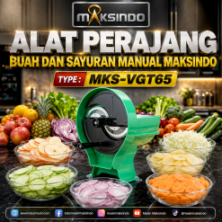 Mesin Perajang Buah dan Sayuran Manual MKS-VGT65 Maksindo
