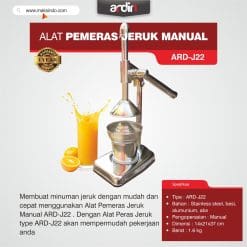 Alat Pemeras Jeruk Manual ARD-J22