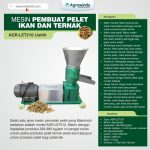 Mesin Pembuat Pelet Ikan dan Ternak AGR-LET210 Listrik