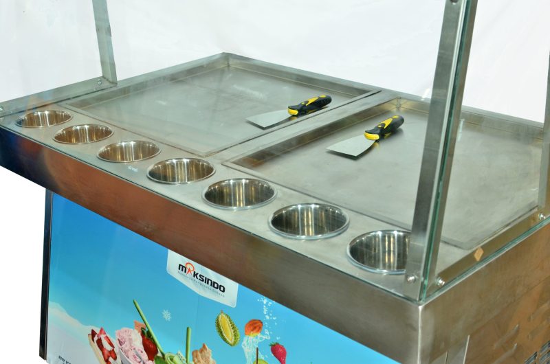 Mesin Roll Fry Ice Cream RIC50x2 - Gambar 3