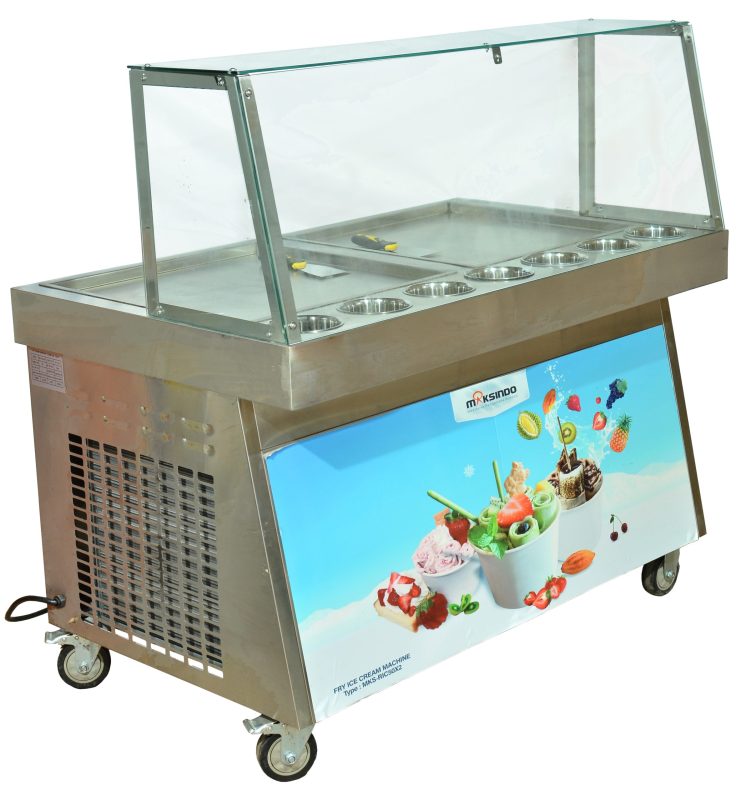 Mesin Roll Fry Ice Cream RIC50x2 - Gambar 2