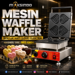 Waffle Maker Bentuk Hati (Love) MKS-GNG4