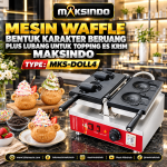 Mesin Waffle Bentuk Winnie The Pooh MKS-DOLL4