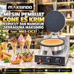 Pembuat Cone dan Mangkuk Es Krim MKS-CIC21