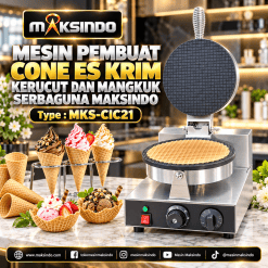 Pembuat Cone dan Mangkuk Es Krim MKS-CIC21