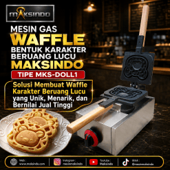 Mesin Waffle Bentuk Winnie The Pooh MKS-DOLL1