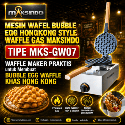 Mesin Egg Waffle Gas MKS-GW07