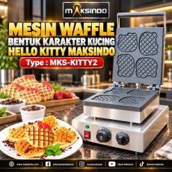 Mesin Waffle Bentuk Hello Kitty MKS-KITTY2