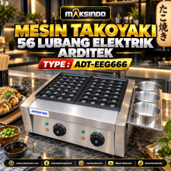 Mesin Takoyaki Listrik ADT-EEG666