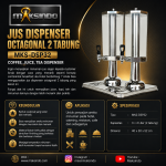 Jus Dispenser Octagonal 2 Tabung  (DSP32)