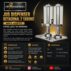 Jus Dispenser Octagonal 2 Tabung  (DSP32)