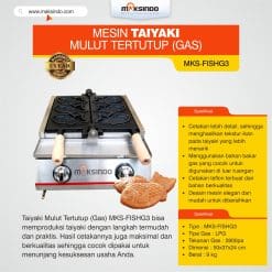 Taiyaki Mulut Tertutup (Gas) MKS-FISHG3