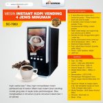 Mesin Instant Kopi Vending 4 Jenis Minuman SC-7903