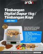 Timbangan Digital Dapur 1 kg / Timbangan Kopi ARD-TBG1