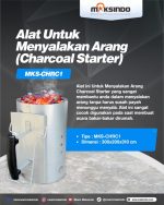 Alat Untuk Menyalakan Arang (Charcoal Starter) MKS-CHRC1