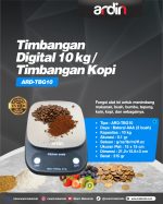 Timbangan Digital 10 kg / Timbangan Kopi ARD-TBG10