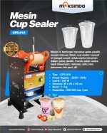 Mesin Cup Sealer Manual (CPS-818)
