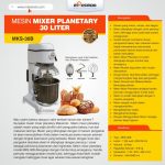 Mesin Mixer Planetary 30 Liter (MKS-30B)