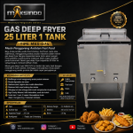 Gas Deep Fryer 25 Liter 1 Tank MKS-G74