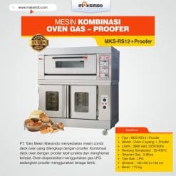 Kombinasi OVEN Gas - Proofer (RS12+proofer)