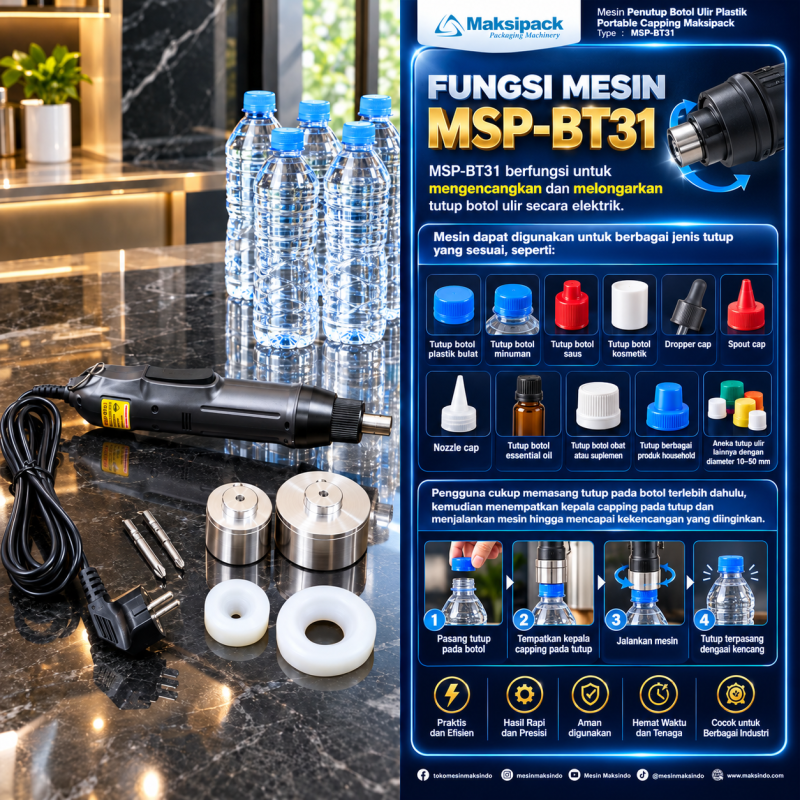 Penutup Botol Portable MSP-BT31 - Gambar 2