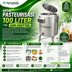 Mesin Pasteurisasi 100 Liter Agrowindo AGR-PAST100