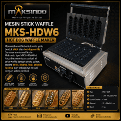Mesin Stick Waffle (hot dog wafel) MKS-HDW6
