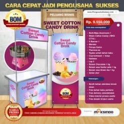 Paket Usaha Cotton Candy Sweet Drinks Program BOM