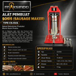 Mesin Pembuat Sosis (Cetak Sosis) Stainless Steel CS-5VA