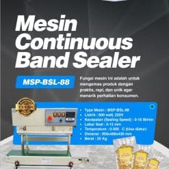 Mesin Continuous Band Sealer MSP-BSL-88