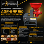 Mesin Penepung Kering dan Basah (GRP150)