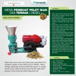 Mesin Pembuat Pelet Ikan dan Ternak AGR-LET210 DIESEL
