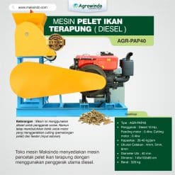 Mesin Pelet Ikan Terapung (diesel) AGR-PAP40