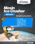 Mesin Es Serut (Ice Crusher MKS-003)