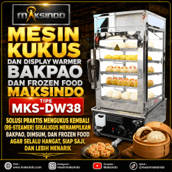 Mesin Display Steamer Bakpao MKS-DW38