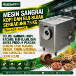 Mesin Roasting Kopi (Sangrai) 7.5 kg AGR-Kopi7