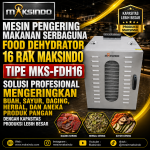 Mesin Food Dehydrator 16 Rak MKS-FDH16