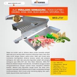 Alat Perajang Serbaguna (Food Cutter)-Daging, Ayam, Ikan, Buah-Buahan, Sayuran, dll MKS-JT37