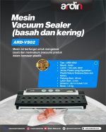 Mesin Vacuum Sealer VS02 Ardin (basah dan kering)