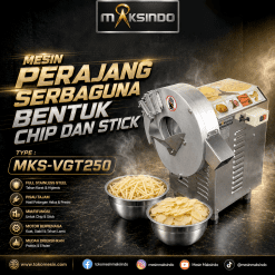 Mesin Perajang Serbaguna Bentuk Chip dan Stick - MKS-VGT250