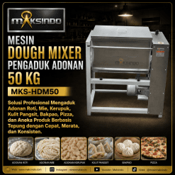 Mesin Dough Mixer 50 Kg untuk Adonan Roti Mie Kerupuk, dll MKS-HDM50