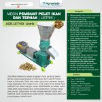 Mesin Pembuat Pelet Ikan dan Ternak AGR-LET150 Listrik
