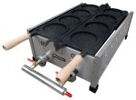 Mesin Waffle Bentuk Koin Korea (Gas) MKS-Gcoin4