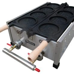 Mesin Waffle Bentuk Koin Korea (Gas) MKS-Gcoin4