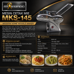Mesin Cetak Mie (MKS-145)