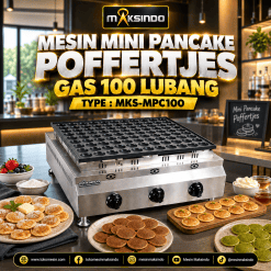 Mini Pancake Poffertjes Gas 100 Lubang MKS-MPC100