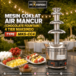 Mesin Chocolate Fountain 4 Tier (MKS-CC4)