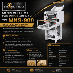 Mesin Cetak Mie dan Press Adonan MKS-900