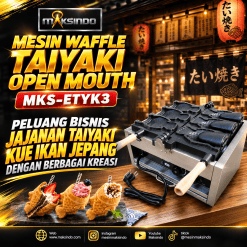 Mesin Waffle Taiyaki Open Mouth MKS-ETYK3